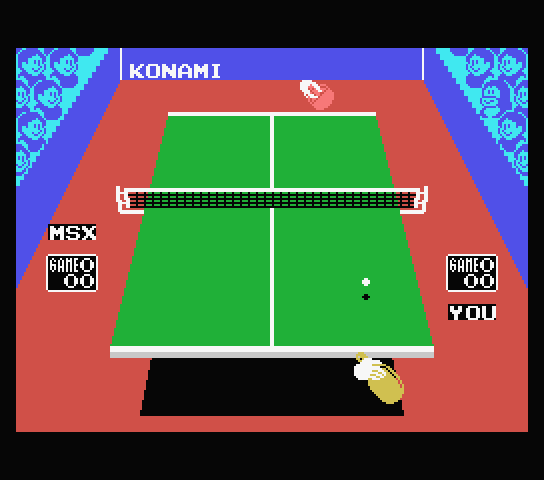 Konami's Ping Pong screenshot 4 for MSX